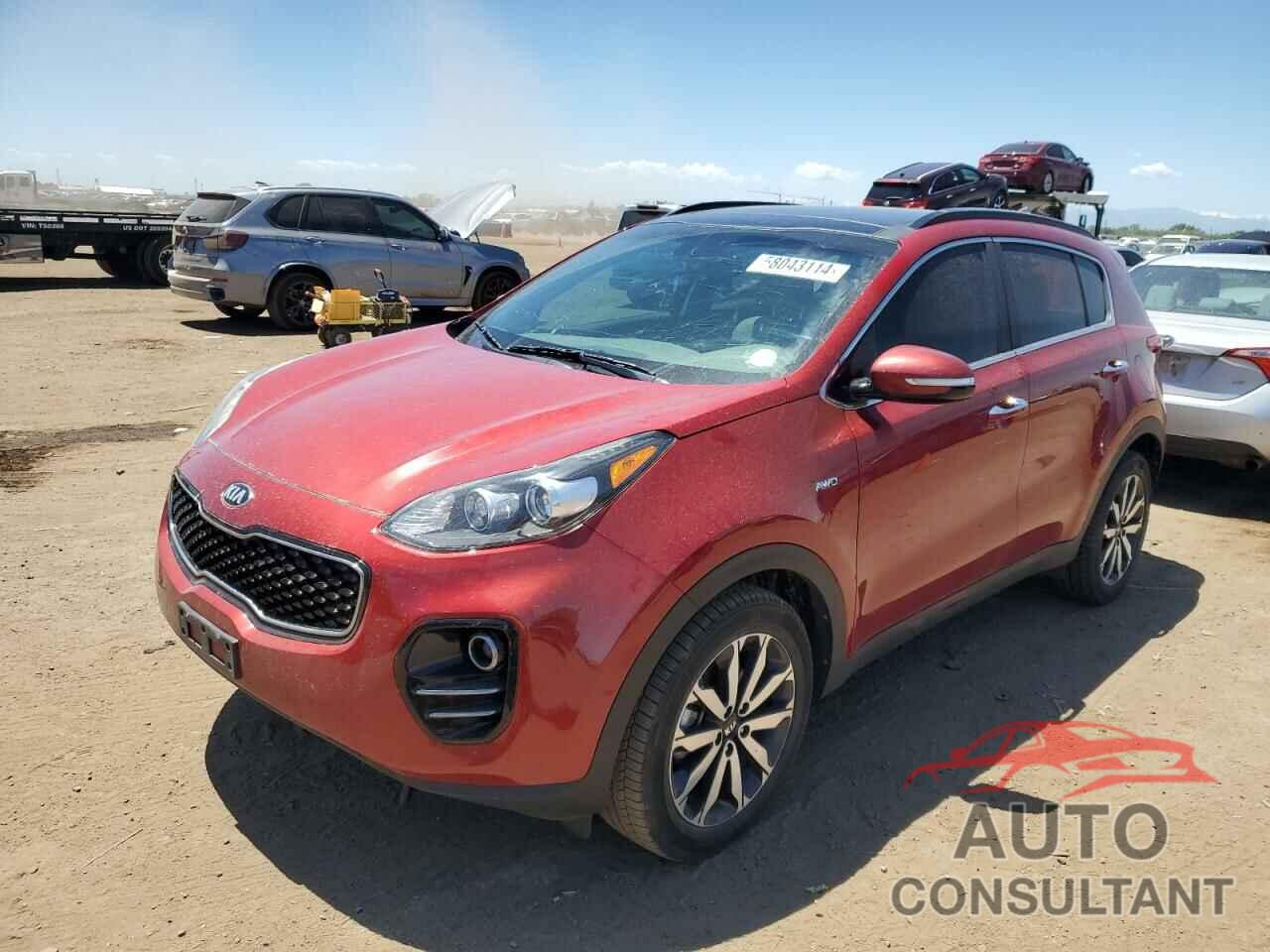 KIA SPORTAGE 2018 - KNDPNCAC4J7479302