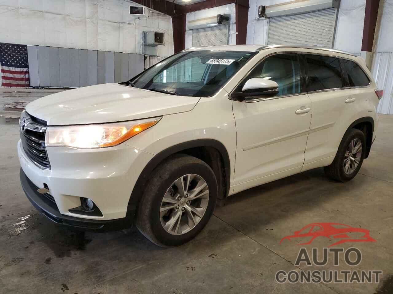 TOYOTA HIGHLANDER 2014 - 5TDJKRFH6ES059316