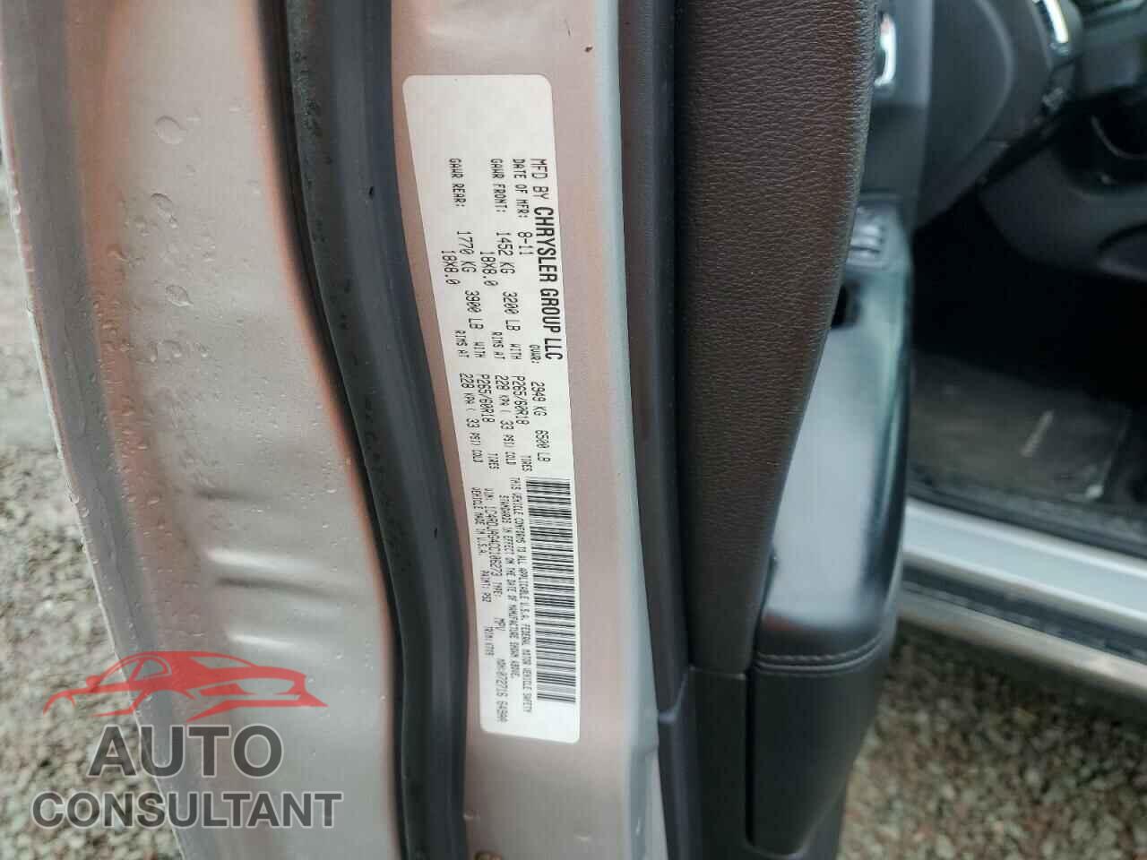 DODGE DURANGO 2012 - 1C4RDJAG4CC106273