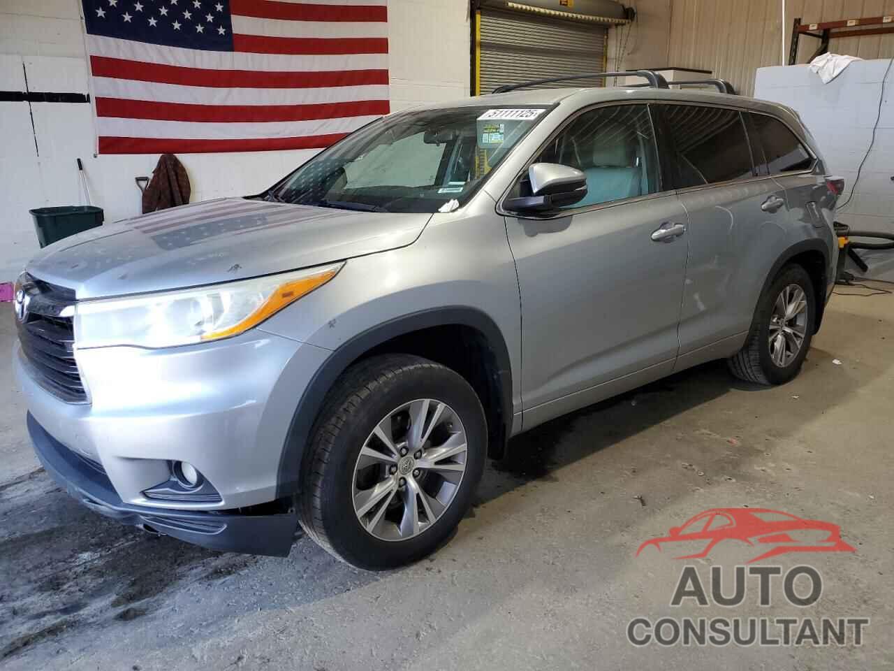 TOYOTA HIGHLANDER 2014 - 5TDBKRFH7ES041170