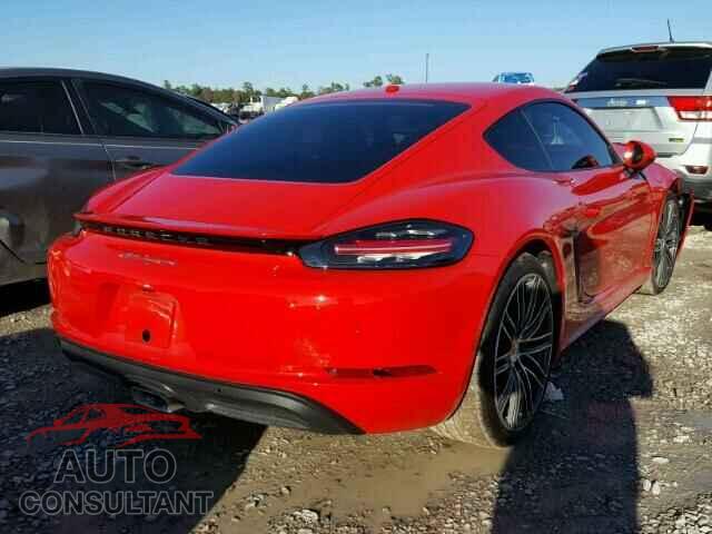 PORSCHE CAYMAN 2018 - WP0AA2A86JK260099