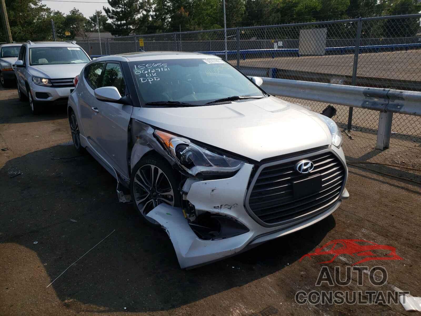 HYUNDAI VELOSTER 2017 - KMHTC6AEXHU313445