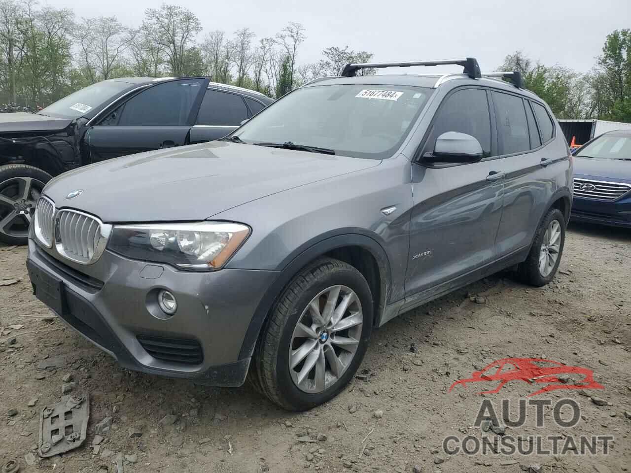 BMW X3 2016 - 5UXWX9C54G0D67190