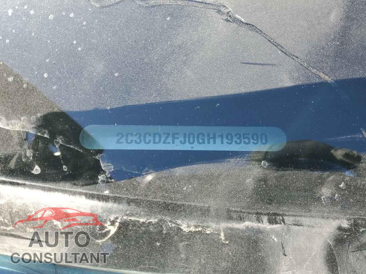DODGE CHALLENGER 2016 - 2C3CDZFJ0GH193590