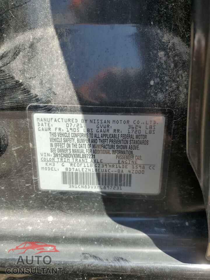 NISSAN VERSA 2021 - 3N1CN8DVXML897231