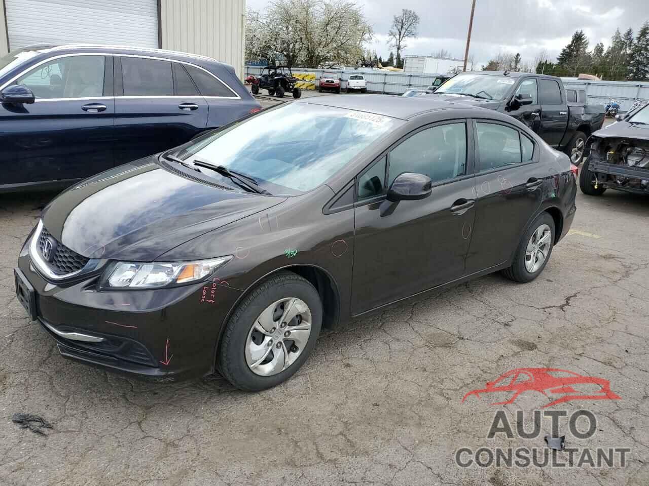 HONDA CIVIC 2013 - 2HGFB2F51DH504286
