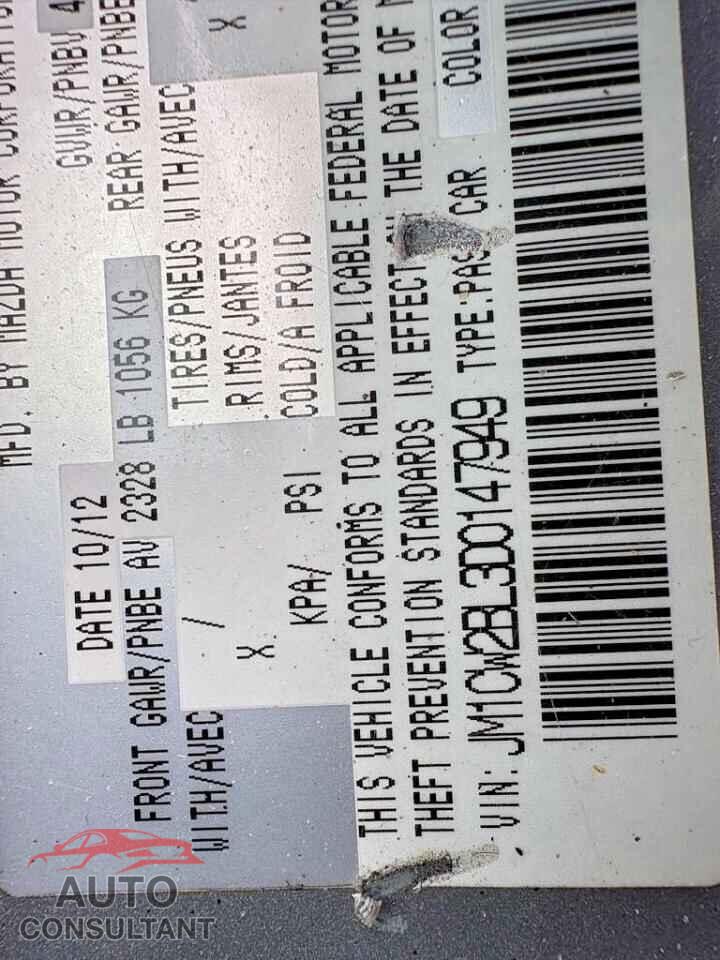 MAZDA 5 2013 - JM1CW2BL3D0147949