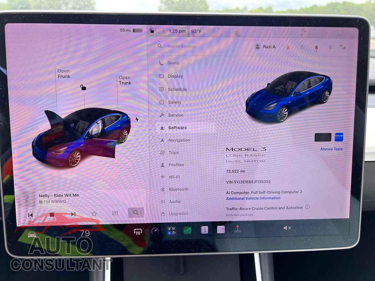 TESLA MODEL 3 2018 - 5YJ3E1EB5JF135332