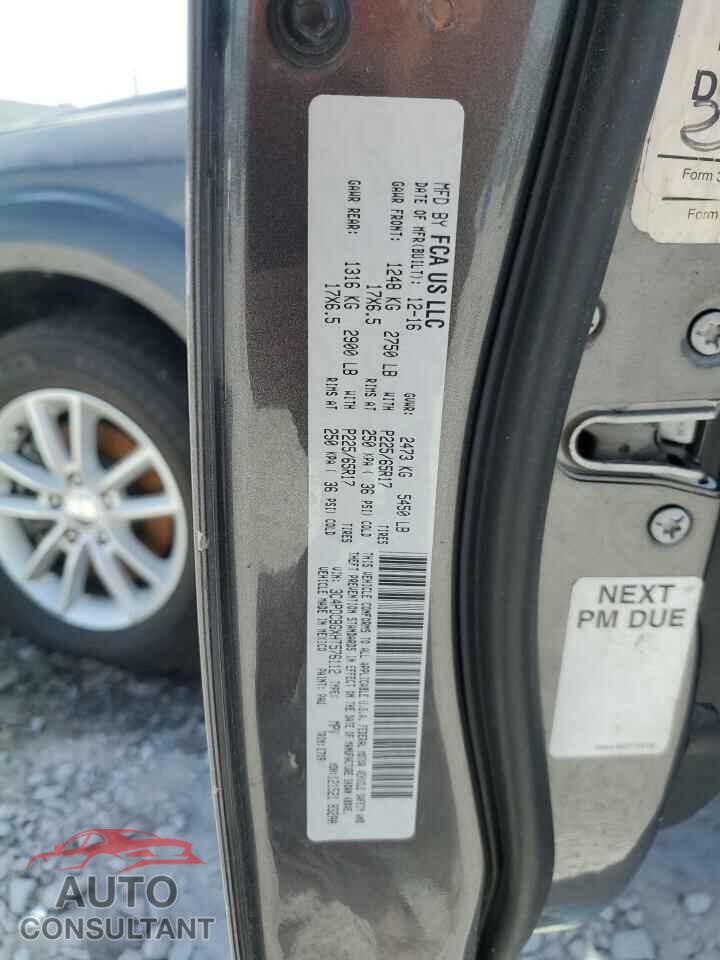 DODGE JOURNEY 2017 - 3C4PDCBGXHT576112