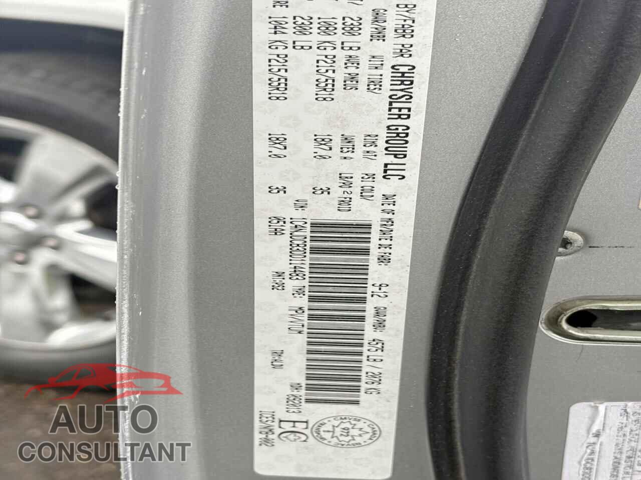 JEEP COMPASS 2013 - 1C4NJDCB3DD114483