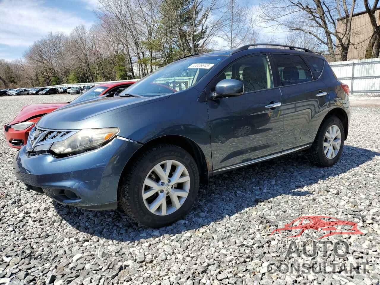 NISSAN MURANO 2012 - JN8AZ1MW2CW235732