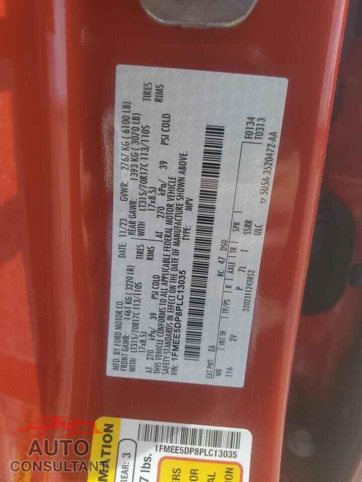 FORD BRONCO 2023 - 1FMEE5DP8PLC13035