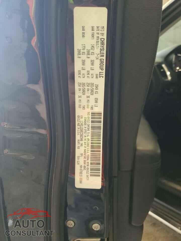 DODGE DURANGO 2014 - 1C4RDJDG0EC562348