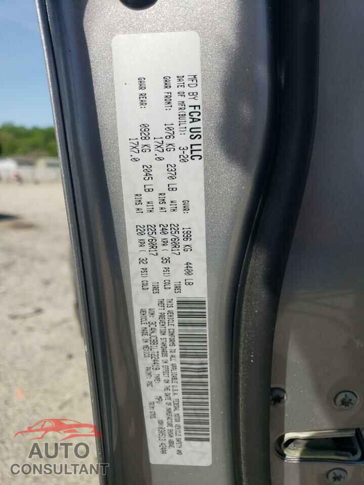 JEEP COMPASS 2020 - 3C4NJCBB1LT224419