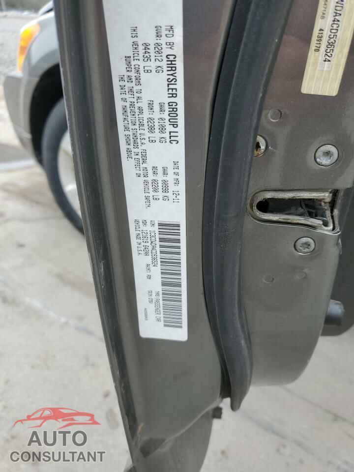 DODGE CALIBER 2012 - 1C3CDWDA4CD536524