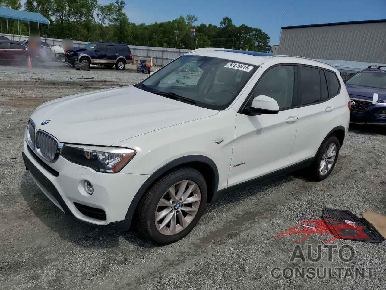 BMW X3 2015 - 5UXWX9C55F0D53068
