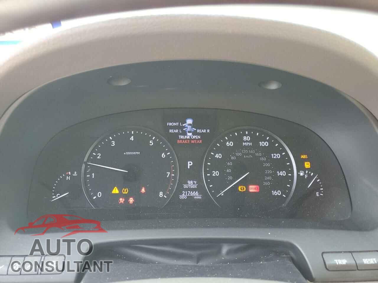 LEXUS LS460 2014 - JTHBL5EF0E5131013