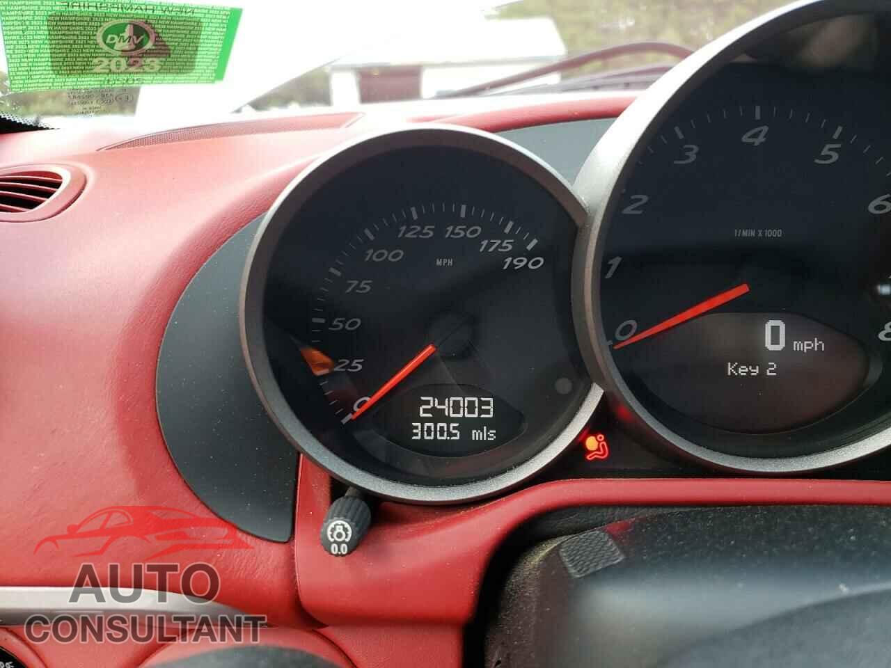 PORSCHE BOXSTER 2011 - WP0CB2A82BS745461