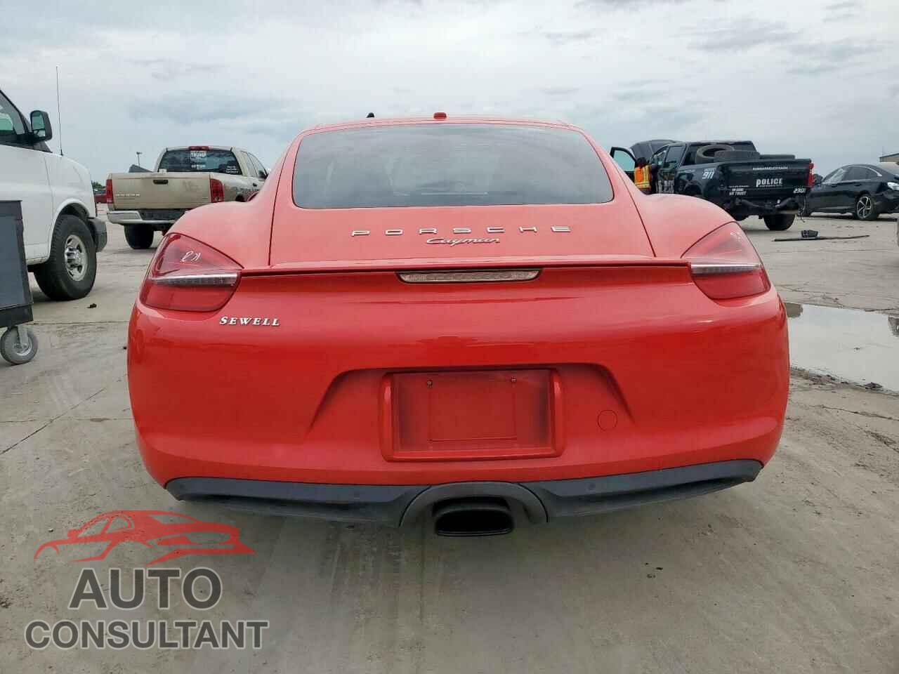 PORSCHE CAYMAN 2016 - WP0AA2A85GK170399