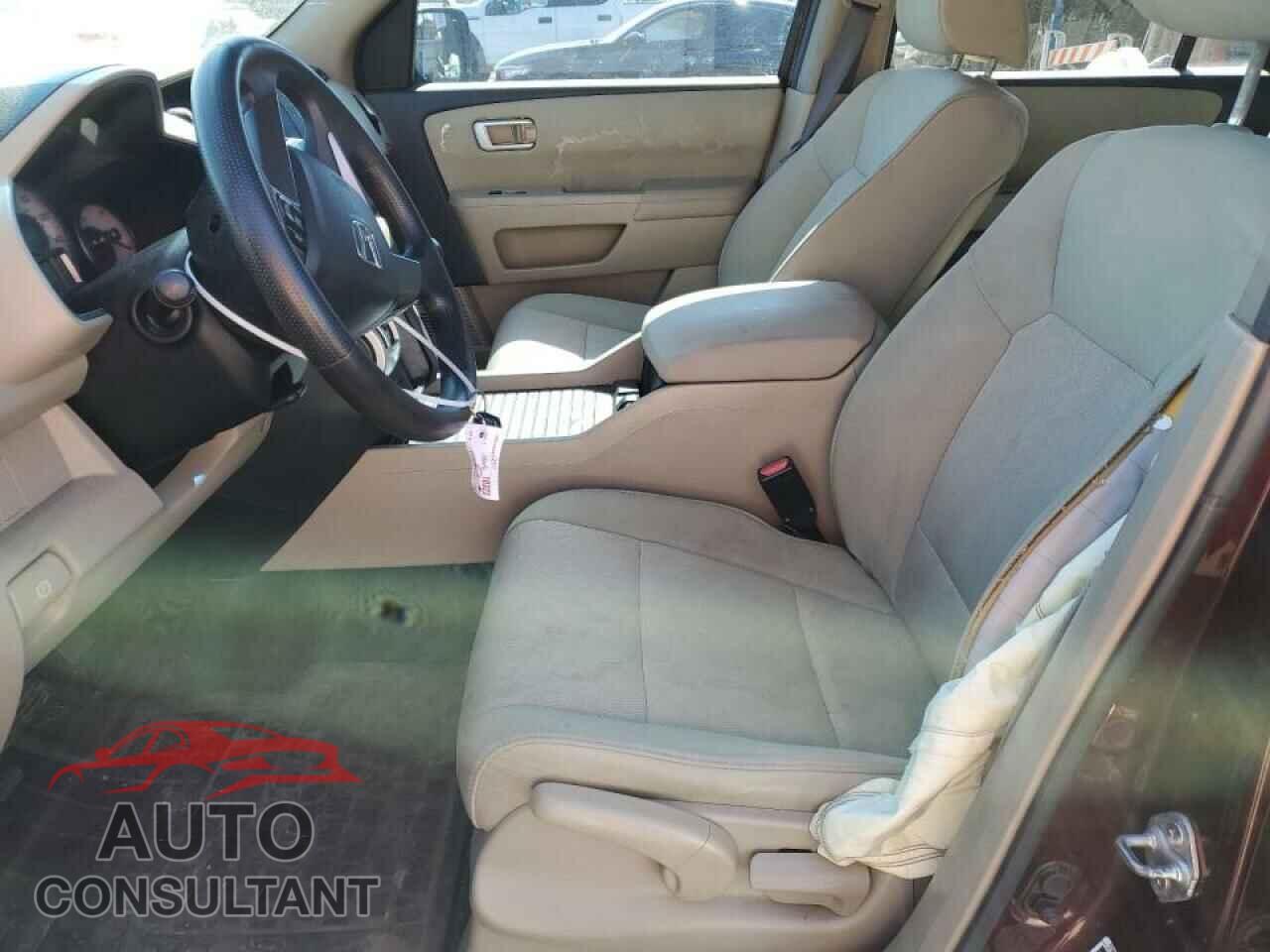 HONDA PILOT 2011 - 5FNYF4H26BB090225