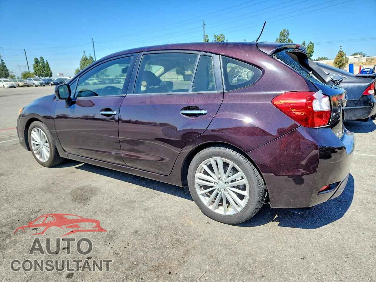 SUBARU IMPREZA 2012 - JF1GPAG63CH244893