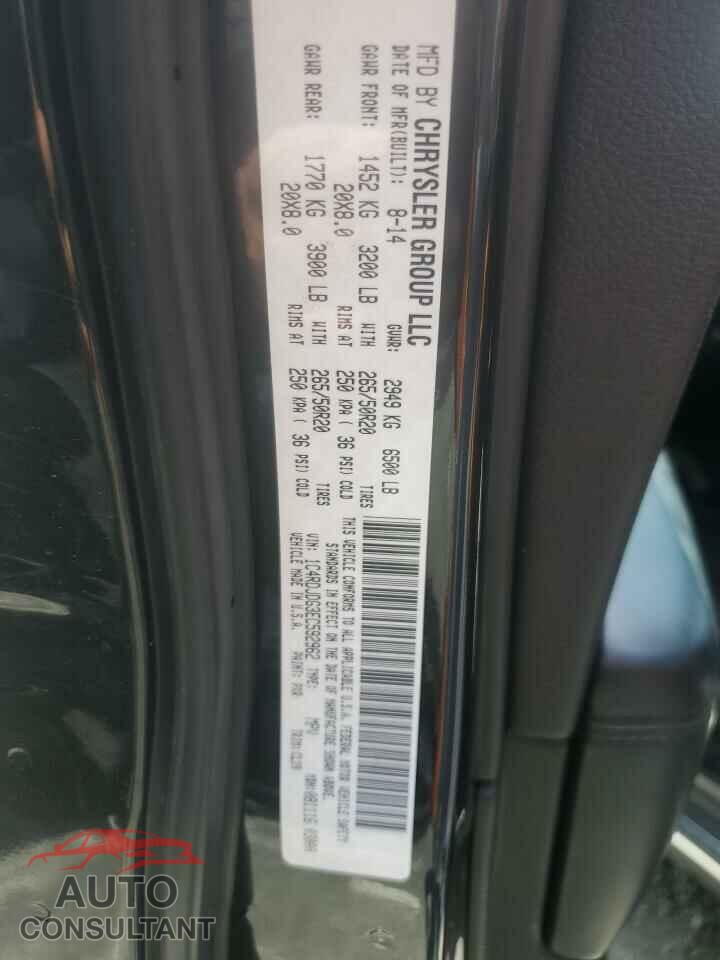DODGE DURANGO 2014 - 1C4RDJDG3EC592962