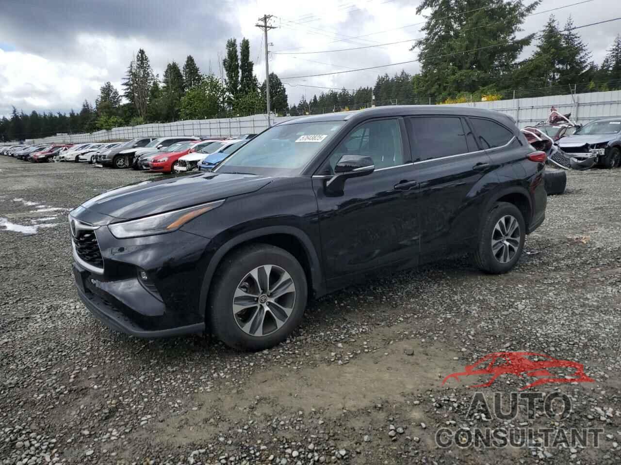 TOYOTA HIGHLANDER 2022 - 5TDGZRAH8NS099636