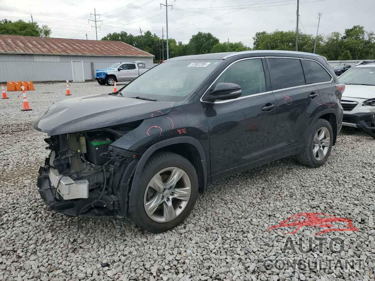 TOYOTA HIGHLANDER 2015 - 5TDDKRFH5FS110609