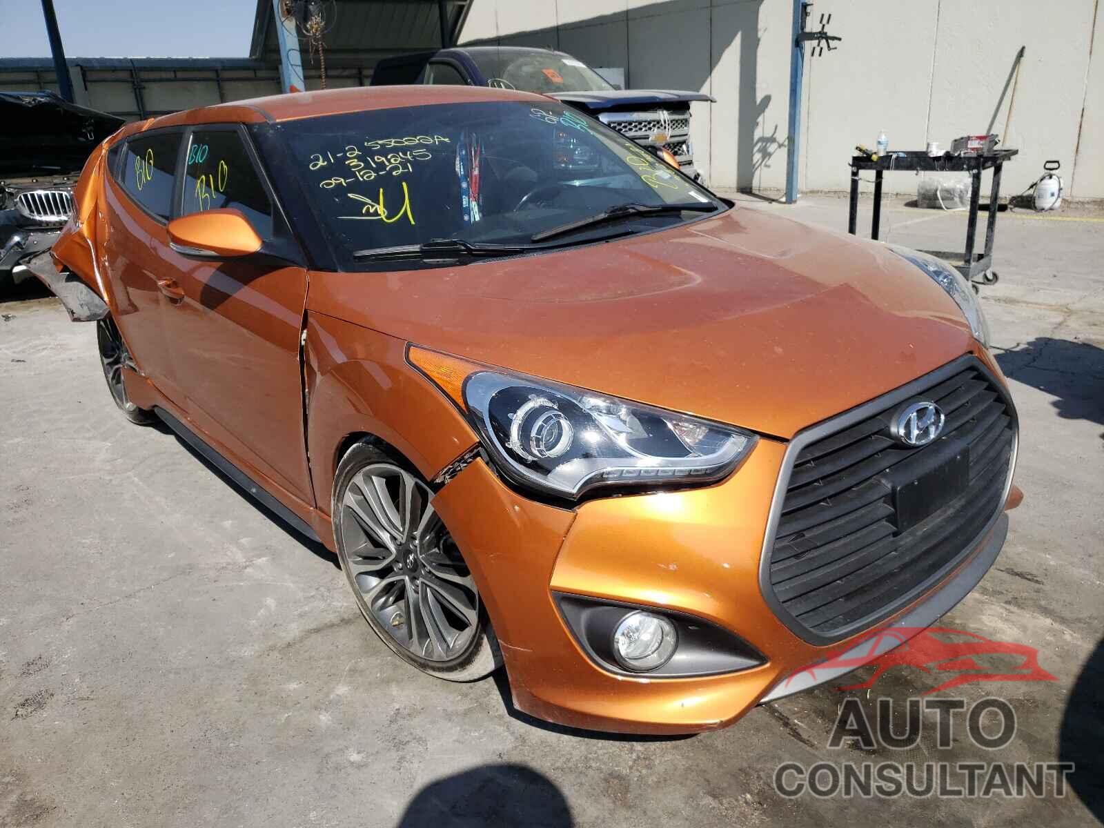 HYUNDAI VELOSTER 2016 - KMHTC6AE2GU293979