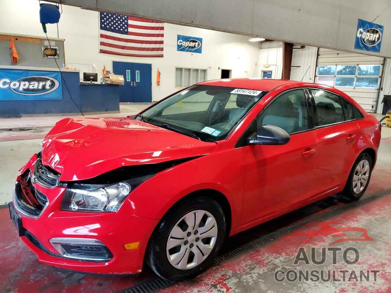 CHEVROLET CRUZE 2016 - 1G1PC5SGXG7154027