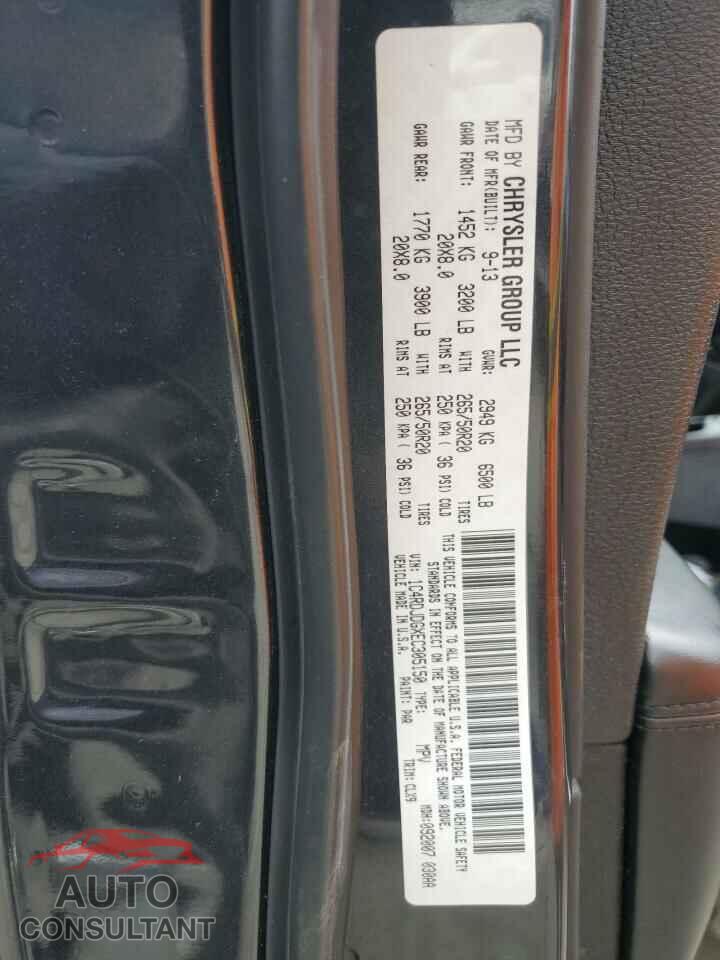 DODGE DURANGO 2014 - 1C4RDJDGXEC305150