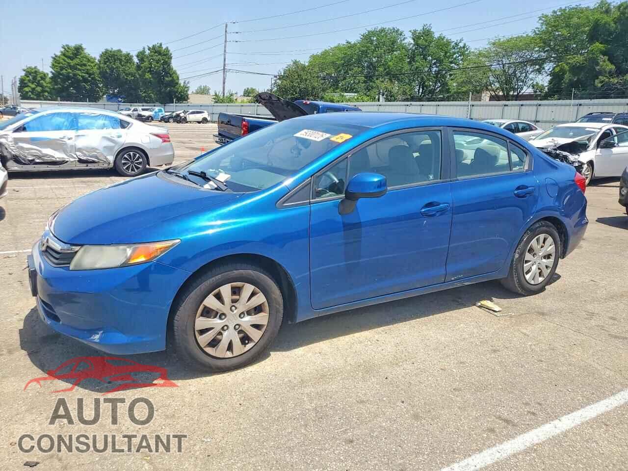 HONDA CIVIC 2012 - 19XFB2F54CE076836
