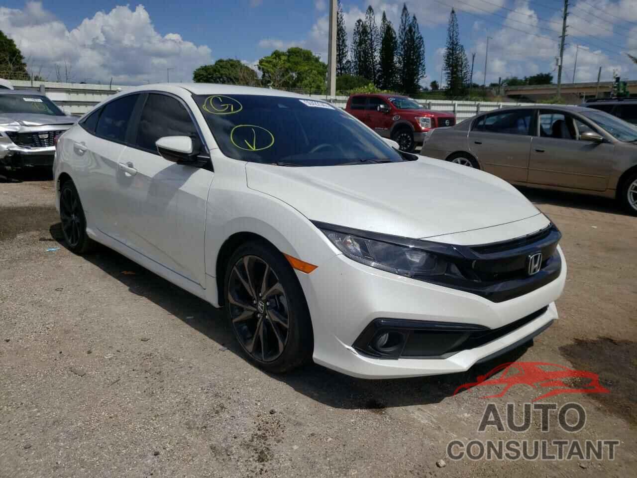 HONDA CIVIC 2020 - 19XFC2F81LE020506