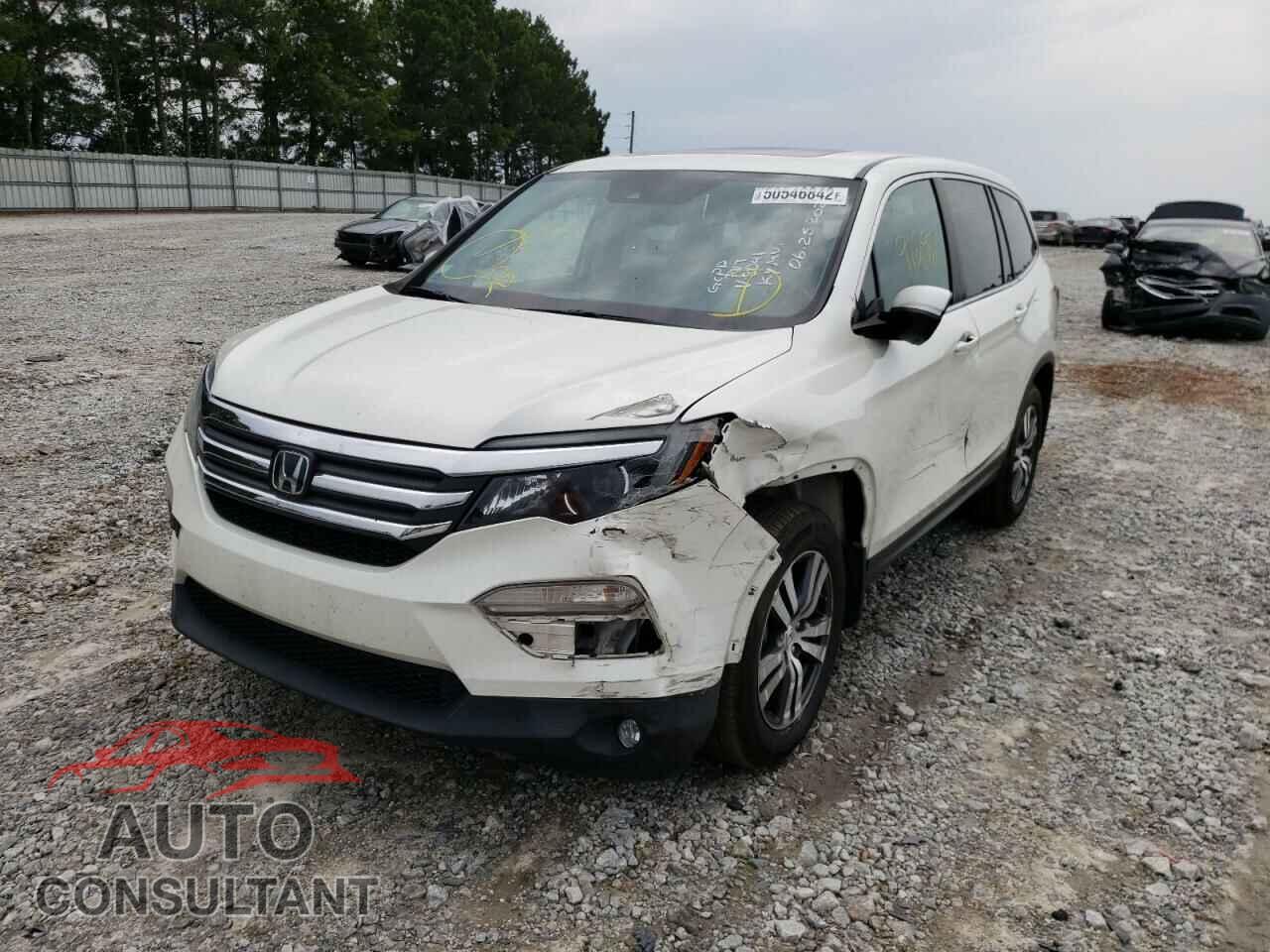 HONDA PILOT 2017 - 5FNYF5H68HB018041