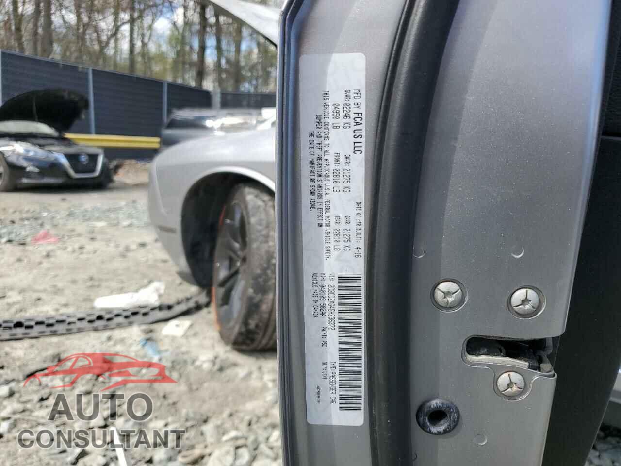 DODGE CHALLENGER 2016 - 2C3CDZAG4GH236372