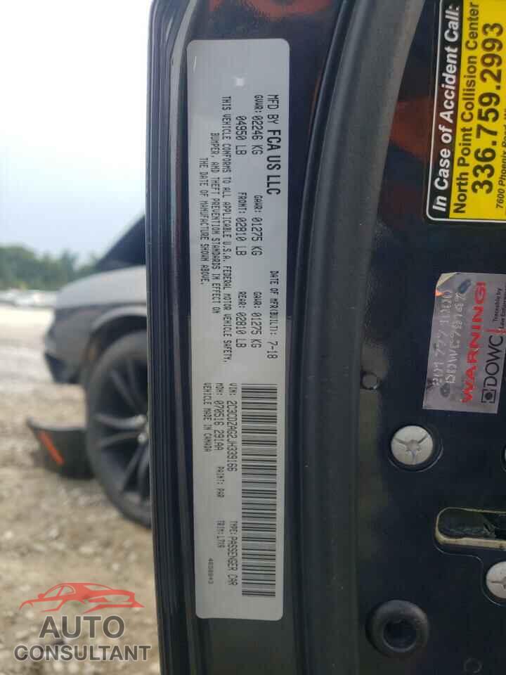 DODGE CHALLENGER 2018 - 2C3CDZAG2JH339166
