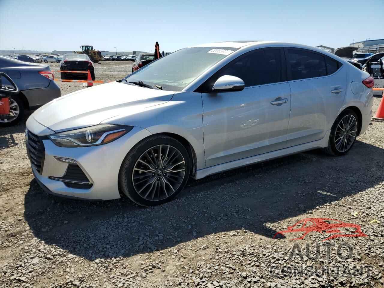 HYUNDAI ELANTRA 2018 - KMHD04LB0JU498891