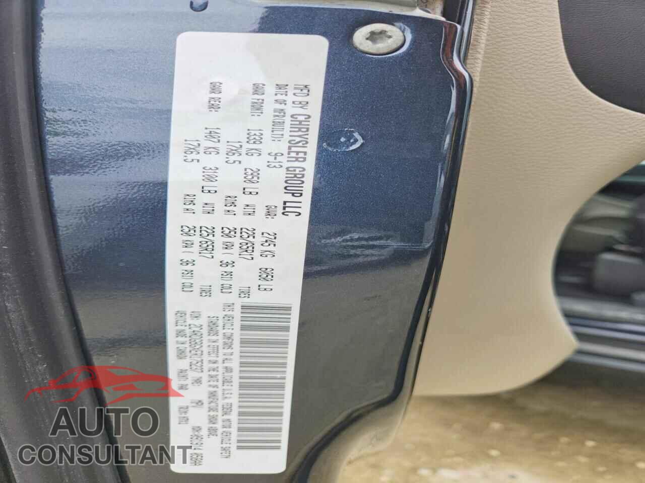 DODGE CARAVAN 2014 - 2C4RDGBGXER175237