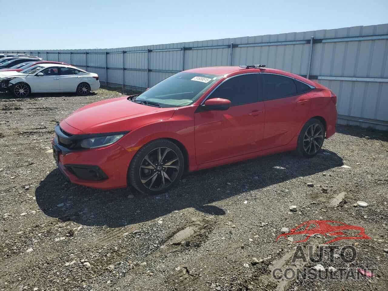 HONDA CIVIC 2019 - 2HGFC2F80KH604206