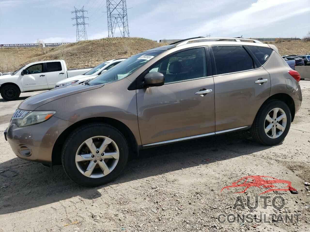 NISSAN MURANO 2009 - JN8AZ18W79W212823