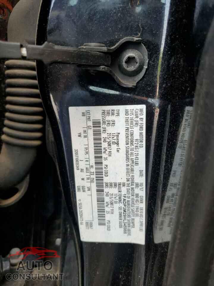 FORD FOCUS 2017 - 1FADP3M29HL345988