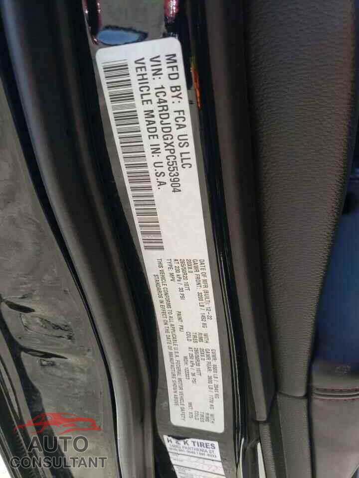 DODGE DURANGO 2023 - 1C4RDJDGXPC553904
