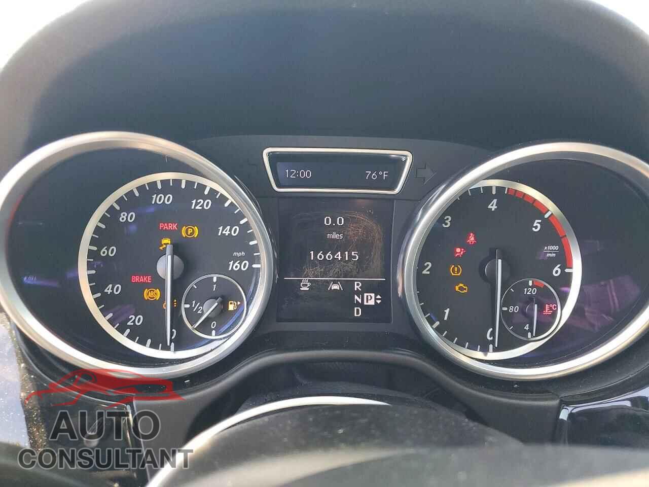 MERCEDES-BENZ M-CLASS 2012 - 4JGDA2EB2CA033063