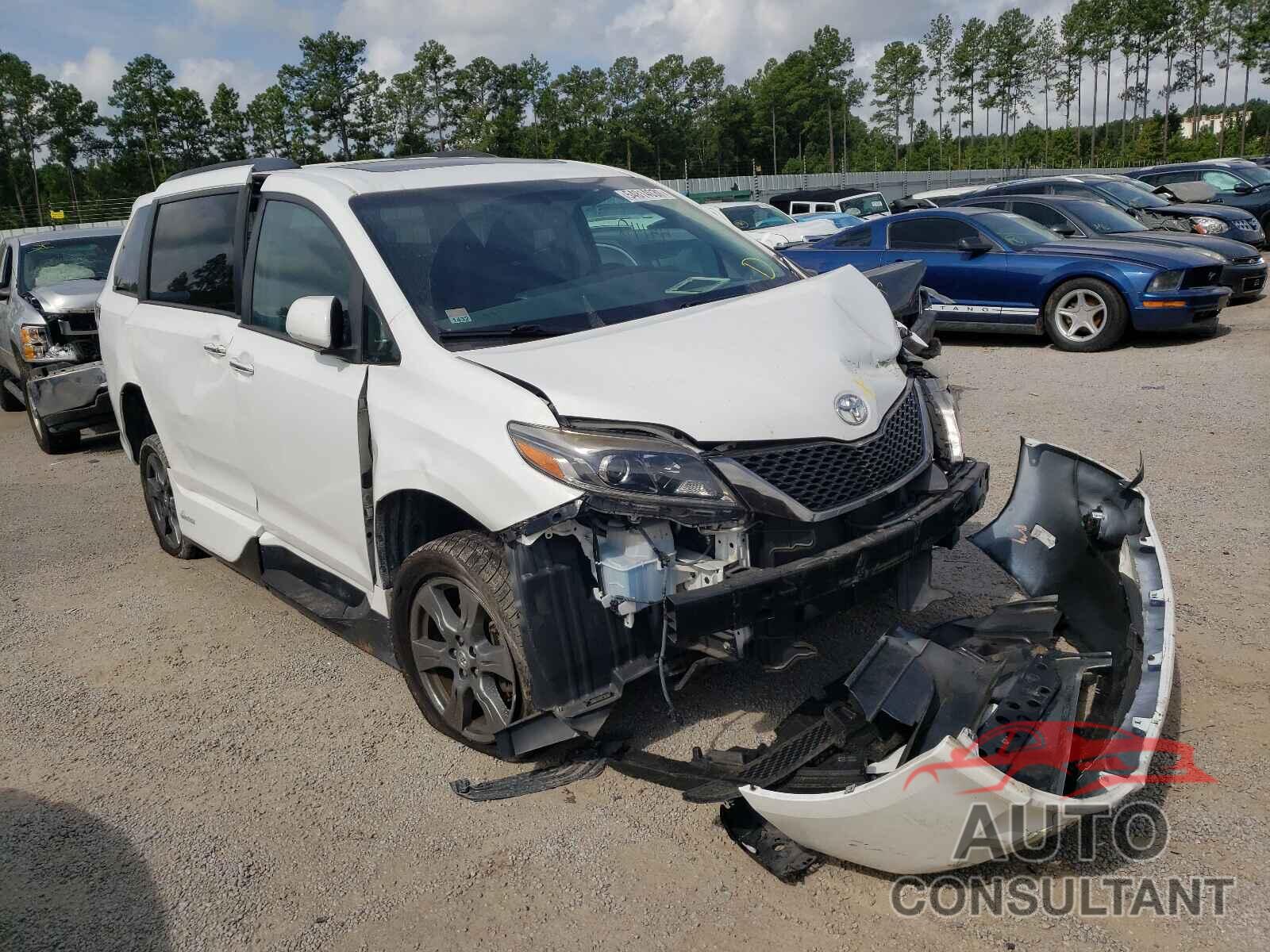 TOYOTA SIENNA 2017 - 5TDXZ3DC9HS852110