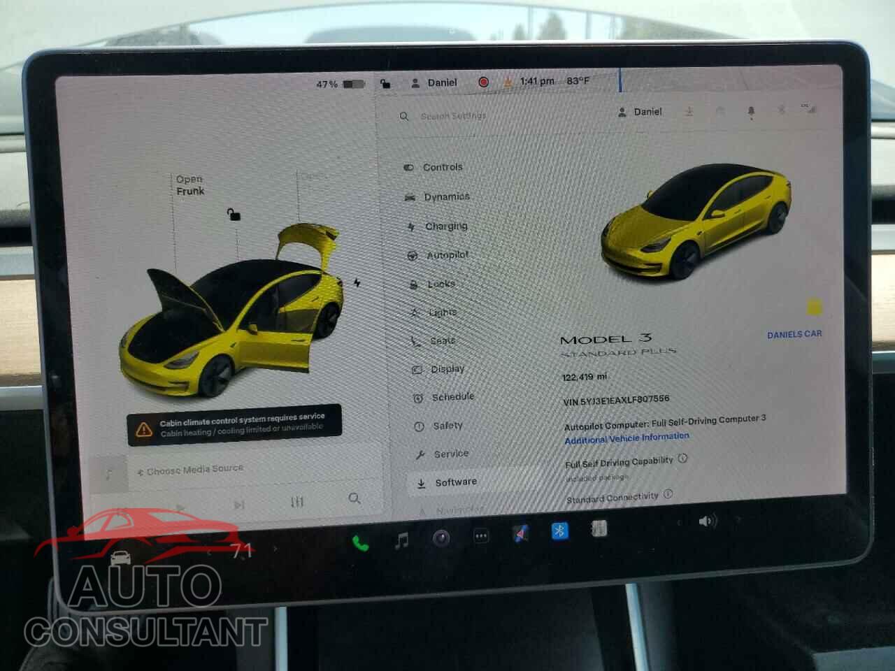 TESLA MODEL 3 2020 - 5YJ3E1EAXLF807556