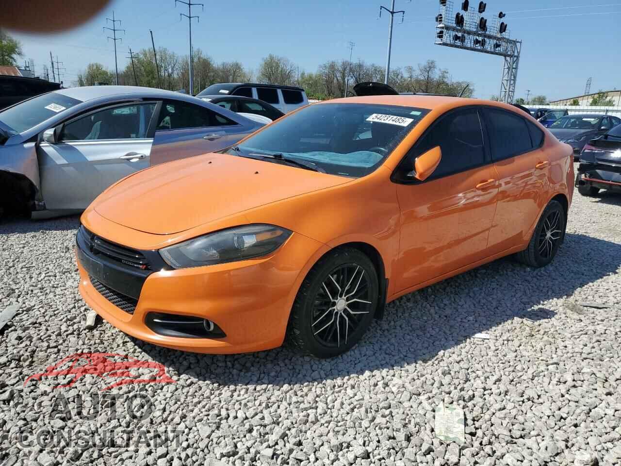 DODGE DART 2013 - 1C3CDFBA3DD334617