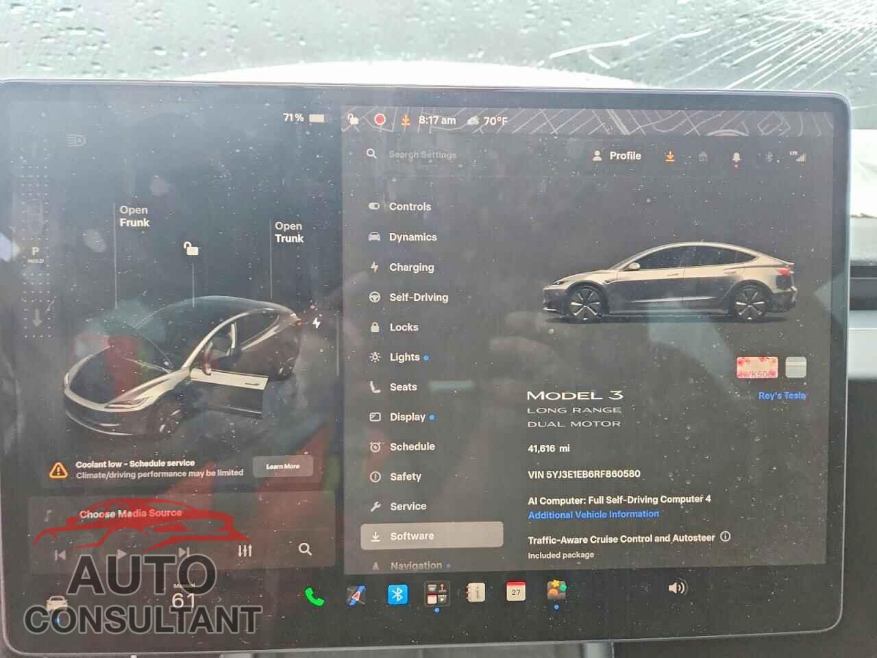 TESLA MODEL 3 2024 - 5YJ3E1EB6RF860580