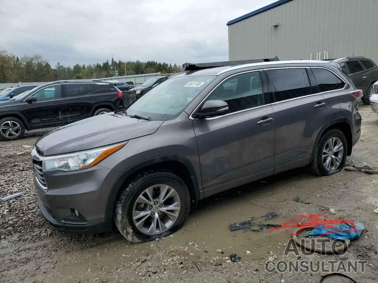 TOYOTA HIGHLANDER 2015 - 5TDJKRFH9FS099858