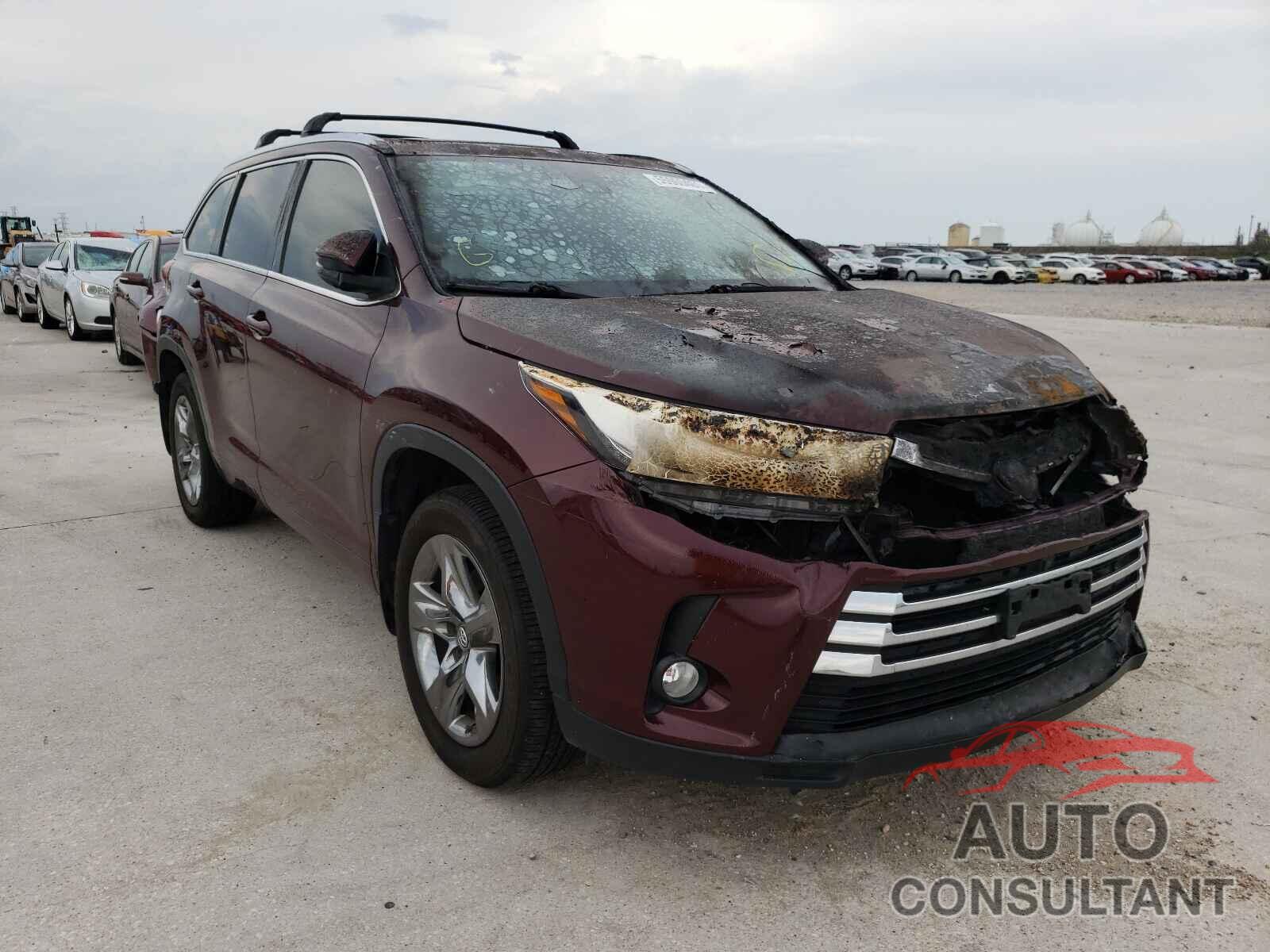 TOYOTA HIGHLANDER 2017 - 5TDDZRFH6HS480062