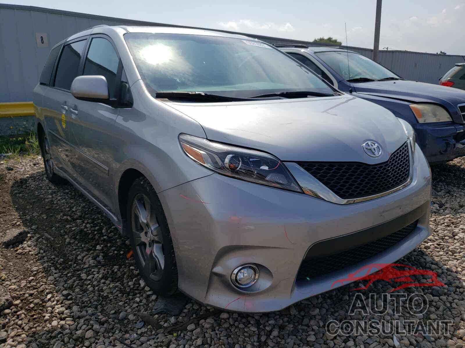 TOYOTA SIENNA 2017 - 5TDXZ3DC0HS837477